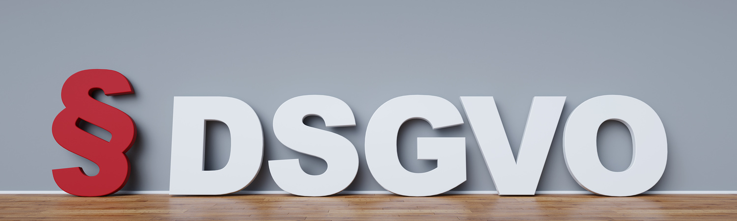 DSGVO Datenschutz-Grundverordnung Konzept / ©Robert Kneschke - stock.adobe.com, Robert Kneschke DSGVO Datenschutz-Grundverordnung Konzept mit Paragraph an Wand